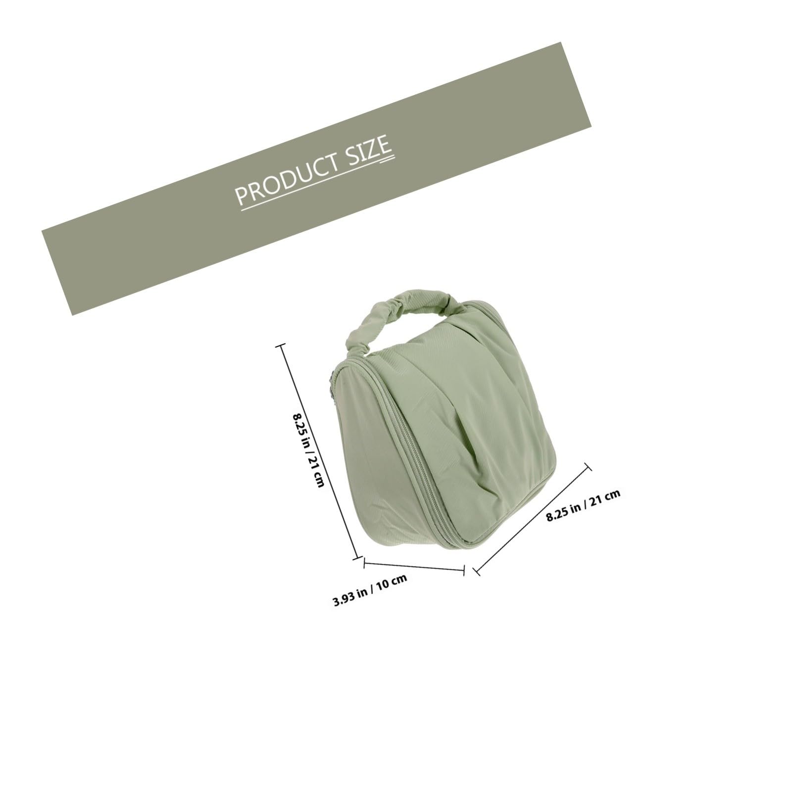 Healeved large capacity waterproof cosmetic case with dry and wet compartments, portable makeup organizer bag for women.