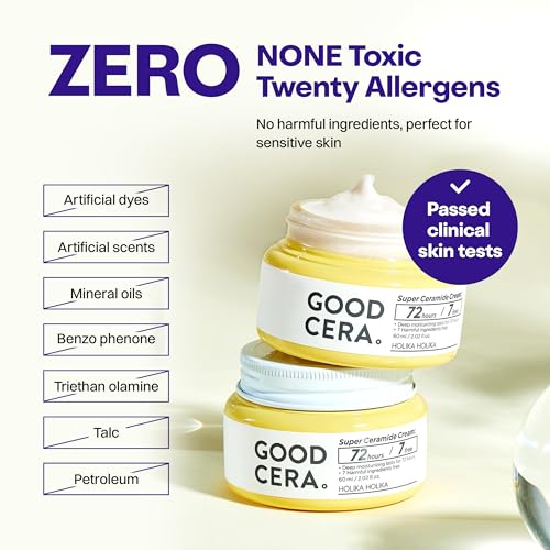 HOLIKA HOLIKA Good Cera Super Ceramide Cream | Soothing Facial - Product Imagery