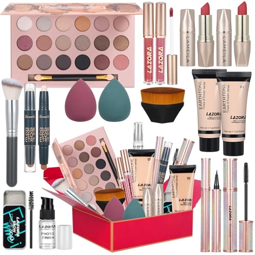 venshun Makeup Kit for Women Full Kit Makeup Sets for Teenagers Makeup Gift Set for Women Teen Girls Includes 18 Colors 