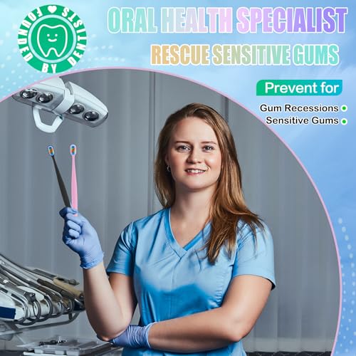 Tetragonal tree 6-Pack Extra Soft Toothbrushes for Sensitive - Product Imagery