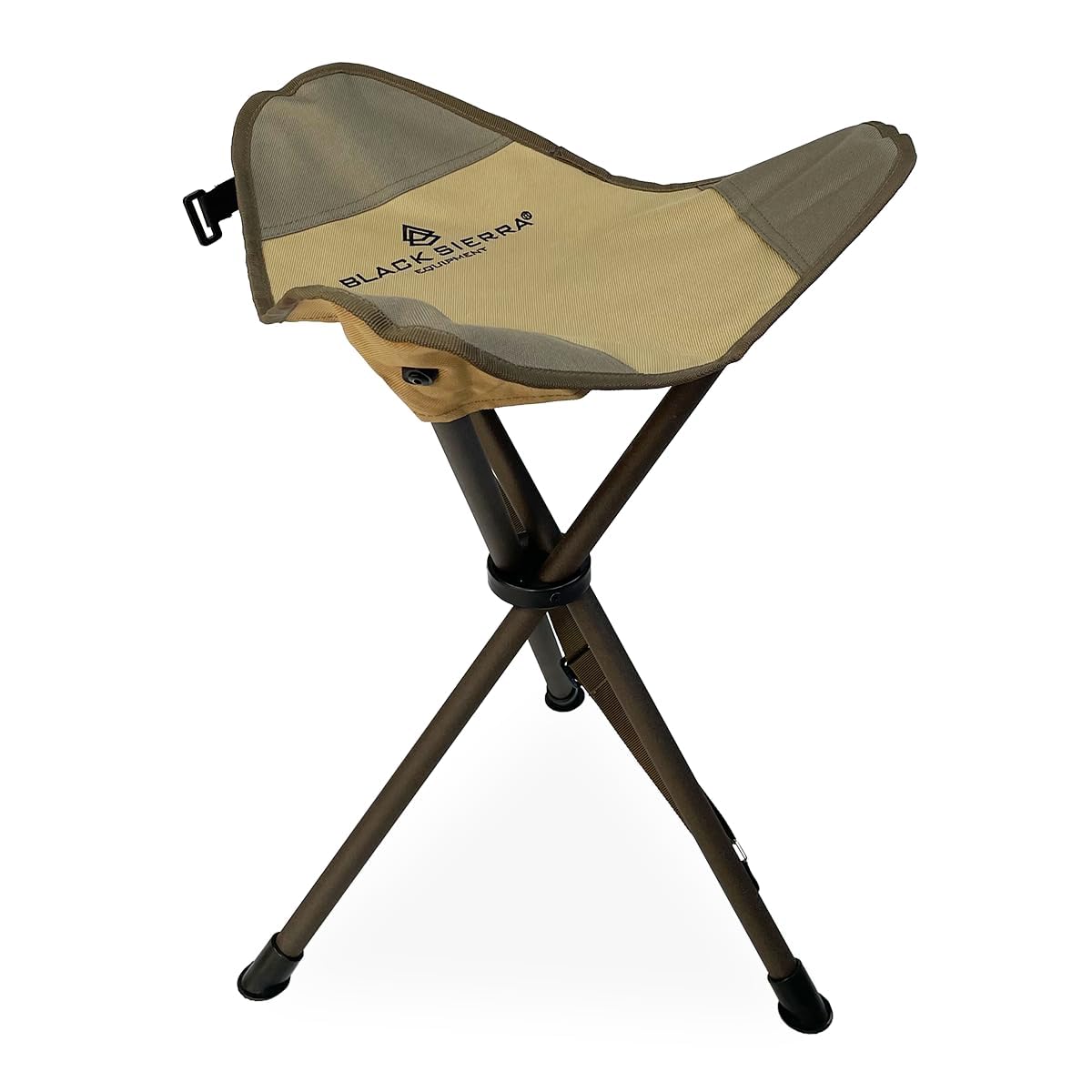 Black Sierra Equipment Black Sierra Folding Hunting Stool, Lightweight Portable Seat, 225 lb – Tan 2, X-Large