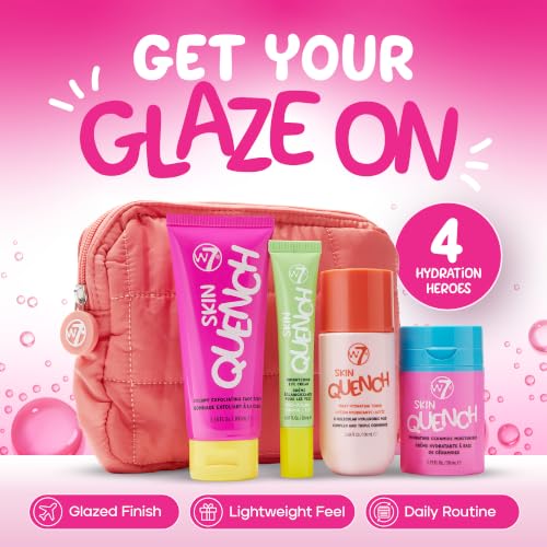 W7 Skin Quench Hydrate and Tone Skincare Set - Product Imagery