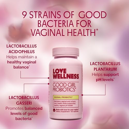 Love Wellness Good Girl Vaginal Probiotics | 9-Strain | 30-Day - Product Imagery