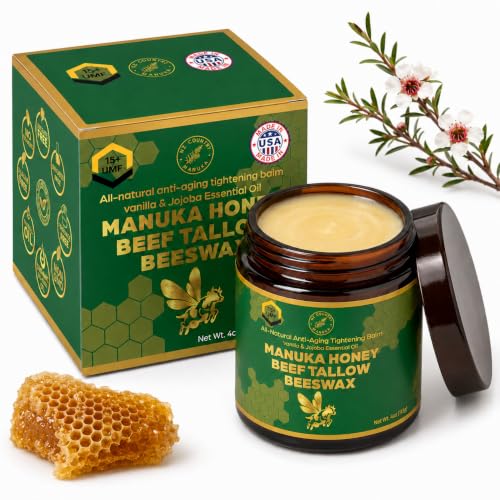 NZ Country Manuka NZ Country Organic Grass-Fed Beef Tallow Honey Balm with New Zealand UMF 15+ Certified Manuka Honey | 