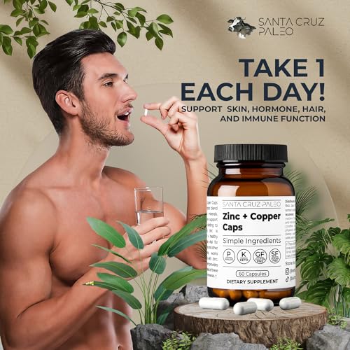 Santa Cruz Paleo, Zinc & Copper Mineral Supplement, High - Product Imagery
