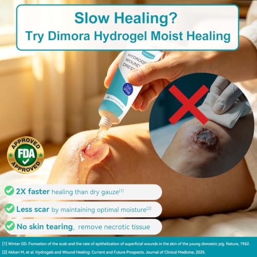 Dimora 2 Packs 6oz Hydrogel First Aid Ointment, Burn Injury - Product Imagery