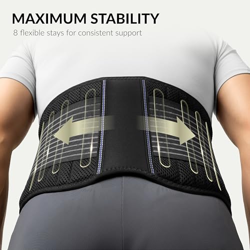 BraceUP Back Support Belt for Men and Women - Breathable Waist - Product Imagery