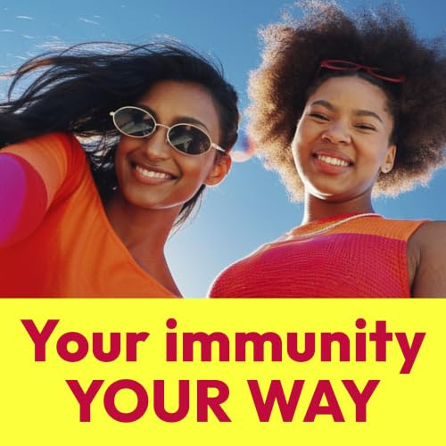 Emergen-C Vitamin C 1000mg Immune Support Powder, Raspberry, 60 - Product Imagery
