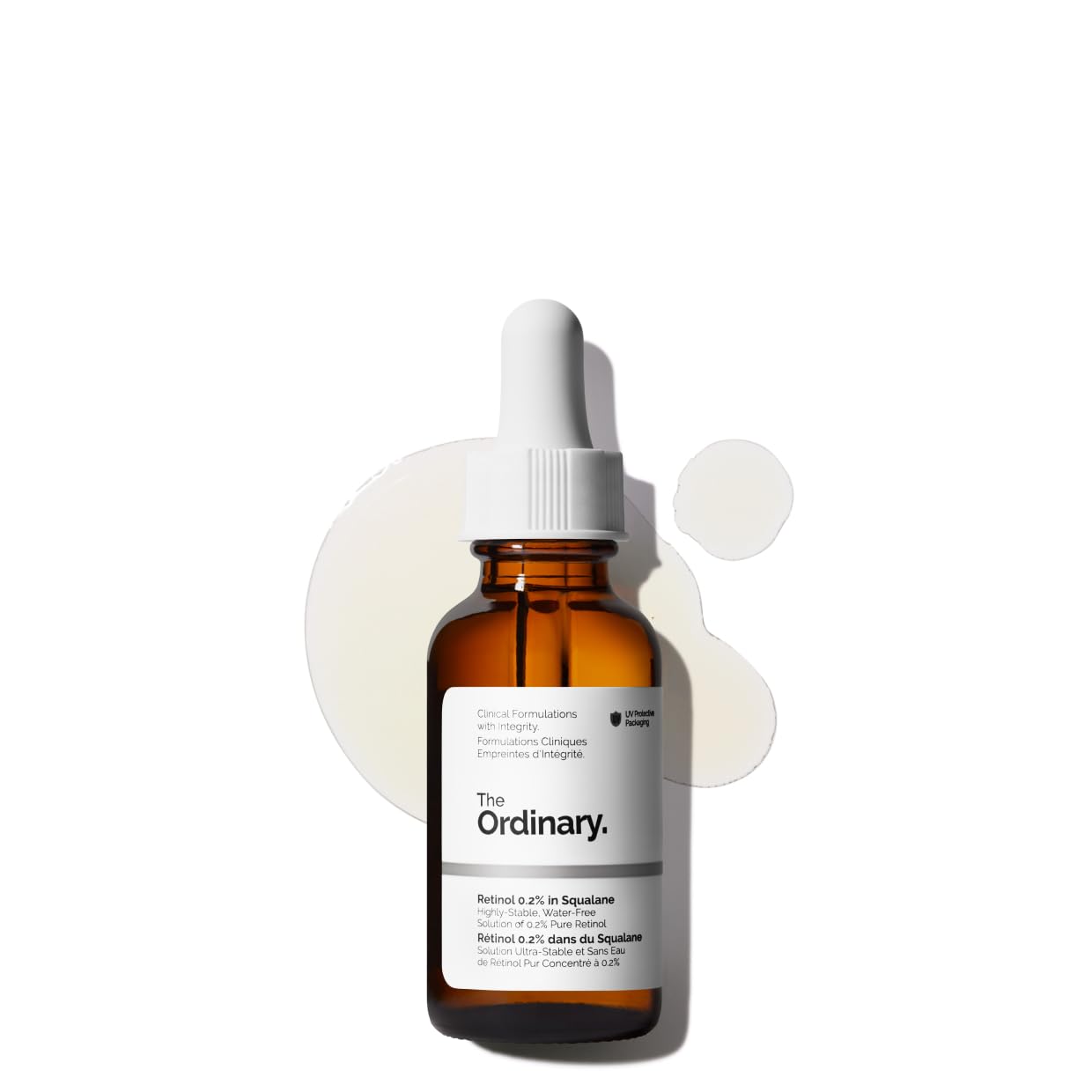 The Ordinary Retinol 0.2% in Squalane, Gentle Retinol Serum for - Product Imagery