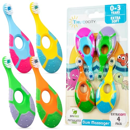 Baby Toothbrush 12 months and up - Toddler Toothbrush - Soft - Product Imagery