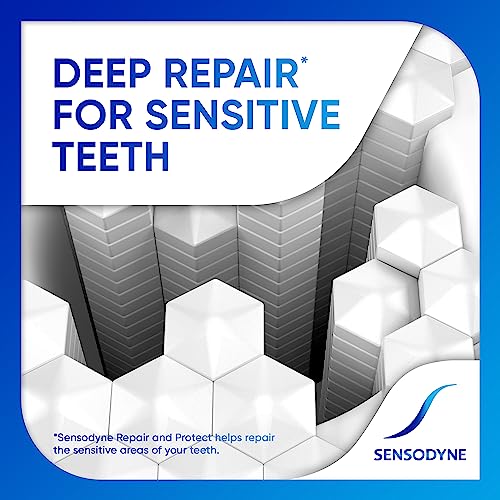 Sensodyne Repair and Protect Whitening Toothpaste, 3.4 oz (Pack - Product Imagery