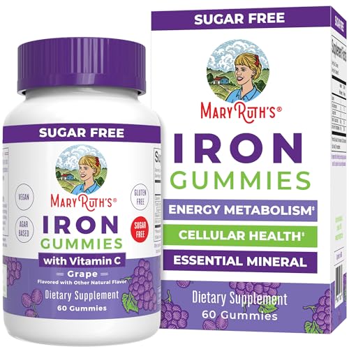 MaryRuth's Iron Gummies for 14+ with Vitamin C for Absorption | - Product Imagery