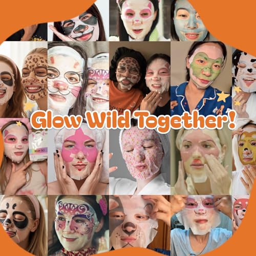 Epielle Character Face Mask Mystical Safari 6 Pack, Fun & - Product Imagery