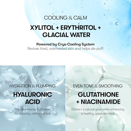 VT COSMETICS Cryo Ice Cool Mask, 30 Sheets, Hydrating Korean - Product Imagery