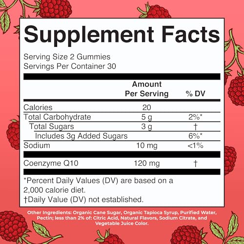 MaryRuth Organics CoQ10 Gummies | Coenzyme Q10 | Gummy - Product Imagery