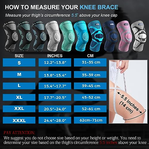 NEENCA Professional Knee Brace, Medical Knee Support for Women & - Product Imagery