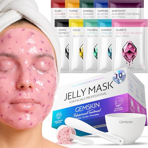Jelly Mask for Facials Peel-Off - 10 Set Pack Modeling Rubber - Product Imagery