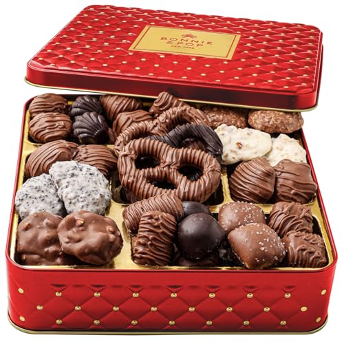 Chocolate Gift Basket Snack Candy Gourmet Food Gifts Red - BONNIE AND POP Official Imagery - 1