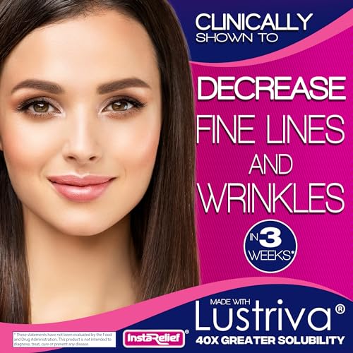 InstaRelief® Hair Growth with Lustriva® - Clinically Shown to - Product Imagery
