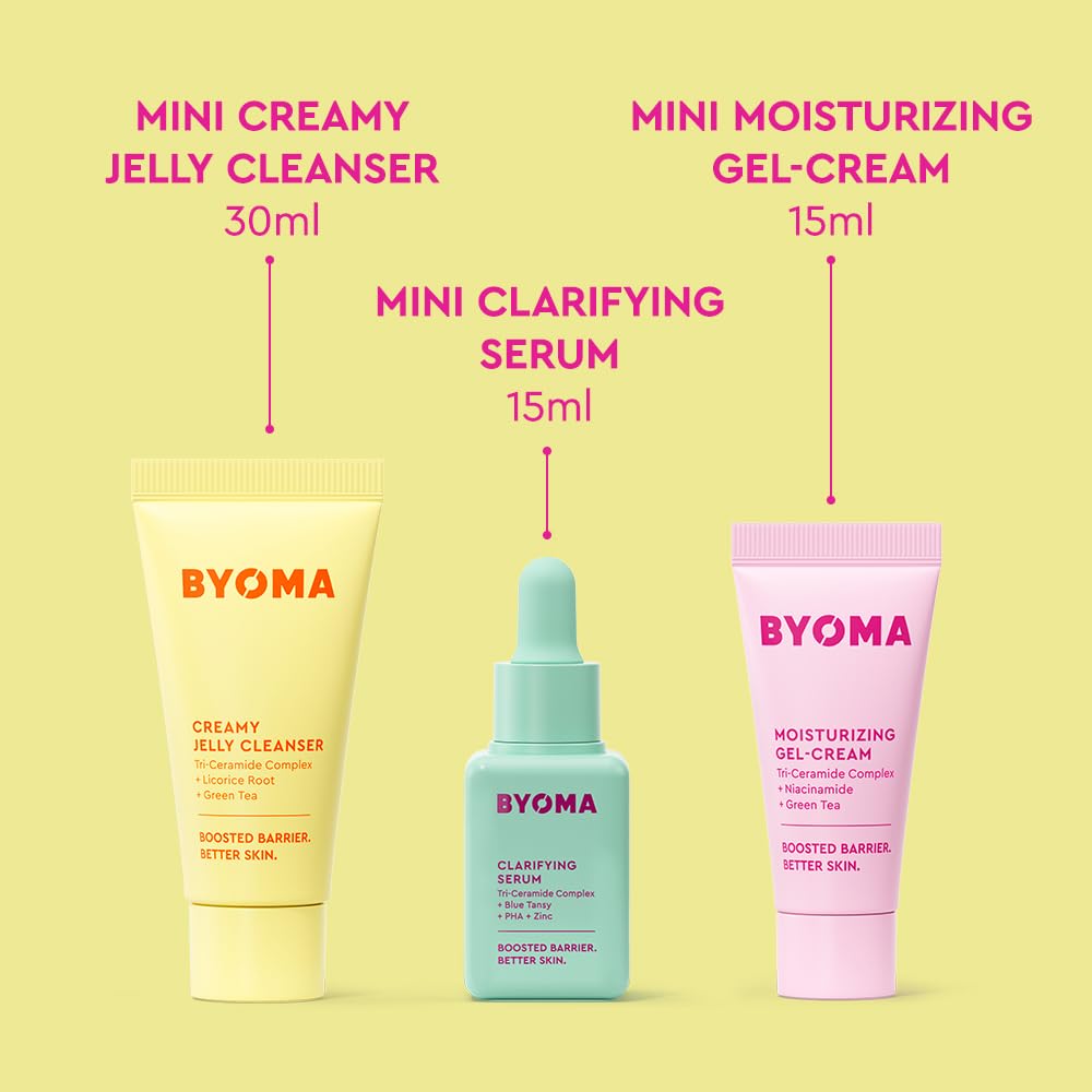 BYOMA So Clear Set – Jelly Cleanser, Clarifying Serum, Gel Cream