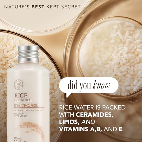 The Face Shop Rice Ceramide Moisturizing Skincare Set - Toner & - Product Imagery