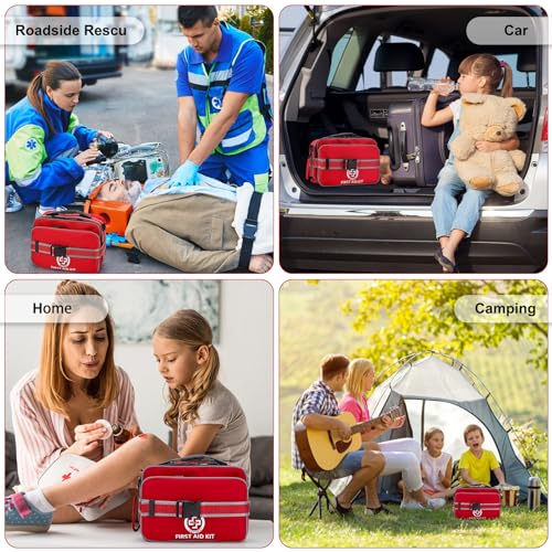 Gevoke Professional 500 Piece Emergency First Aid Kit for Home, - Product Imagery