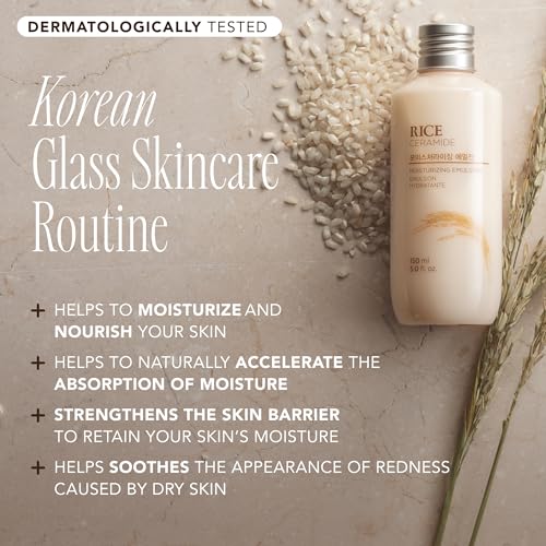 The Face Shop Rice Ceramide Moisturizing Skincare Set - Toner & - Product Imagery