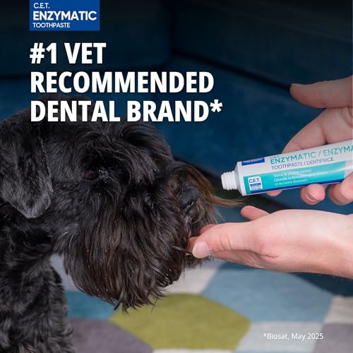 C.E.T. Oral Hygiene Kit for Dogs, Poultry flavor Toothpaste with - Product Imagery