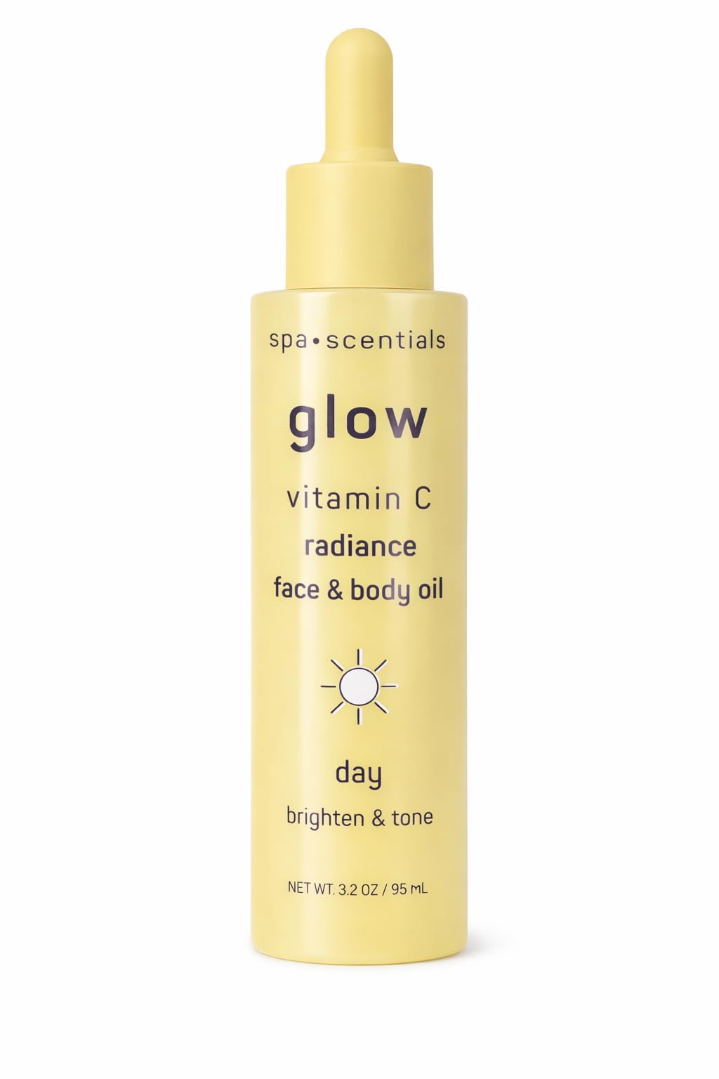 Glow Vitamin C Radiance Face and Body Oil, Day Brightening and - Product Imagery