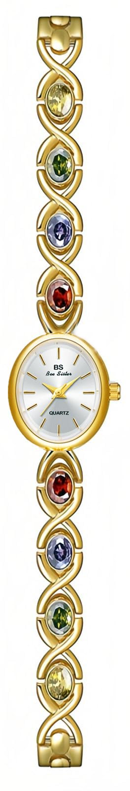 FANMIS Gold Watches for Women with Small Fase Oval Bracelet Dress Watch – product photo (Wrist Watches)