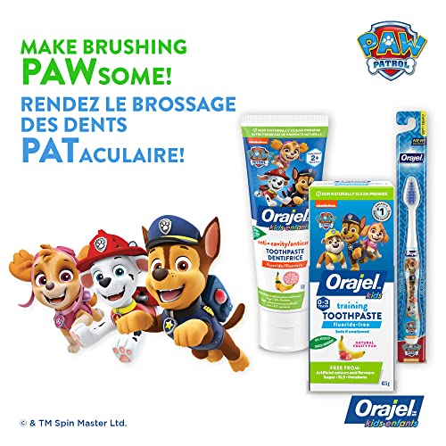 Orajel Naturals PAW Patrol Kids Toothpaste, Fruity Flavor, 1.5 Oz - Product Imagery