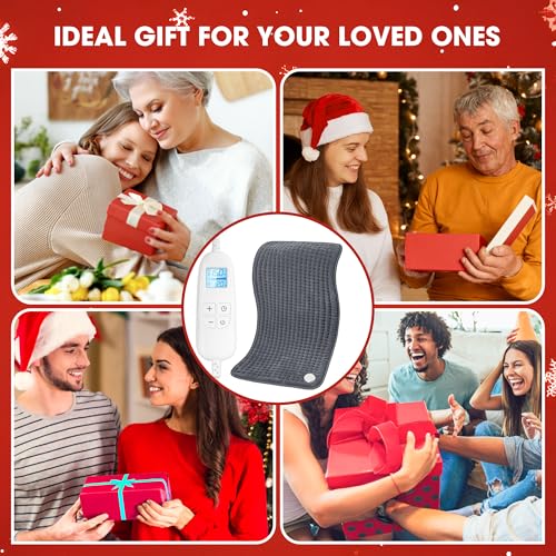 FluffyWarmth Electric Heating Pad for Back, Extra Large 17"x33", - Product Imagery