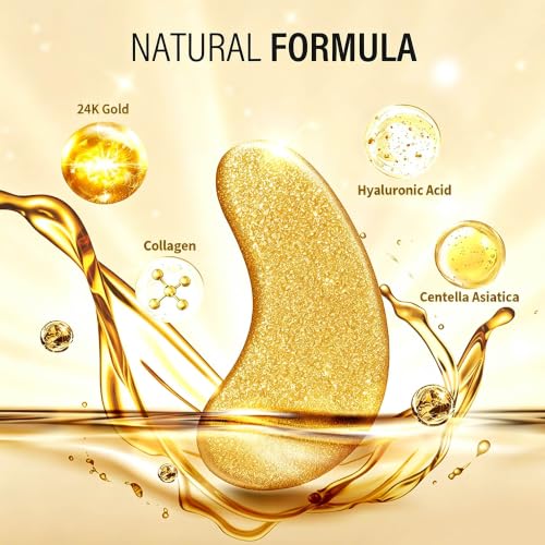 Maskiss 24K Gold Under Eye Patches (15 Pairs), Eye Mask, - Product Imagery
