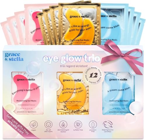grace & stella Under Eye Patches Eye Masks for Puffy Eyes and - Product Imagery