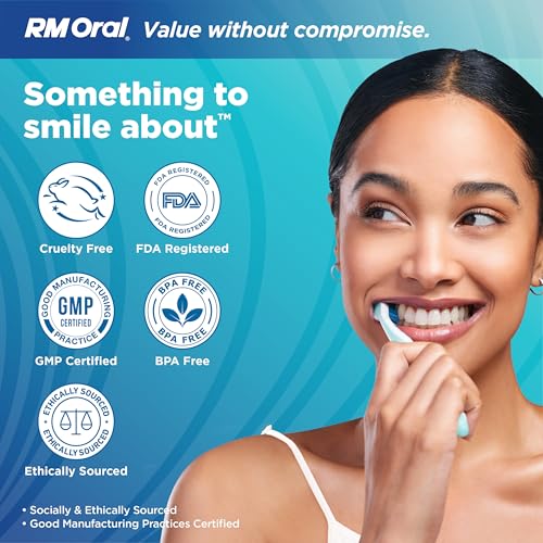 RM Oral Charcoal Whitening Soft Toothbrush - 2 Count - Product Imagery