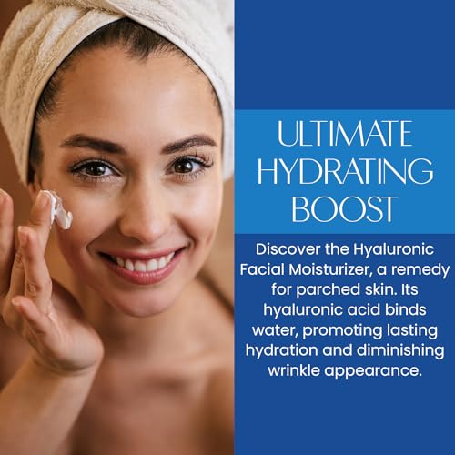 Hyaluronic Acid Daily Face Moisturizer - Long-lasting Hydration, - Product Imagery