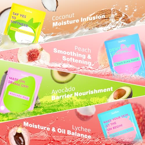 ZealSea EWG Face Mask Skincare Set, Spa Sleepover Party Gifts - Product Imagery
