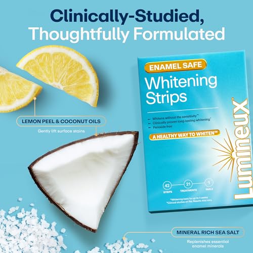 Lumineux Whitening Starter Set, 7 Strip Treatments & Toothpaste - Product Imagery