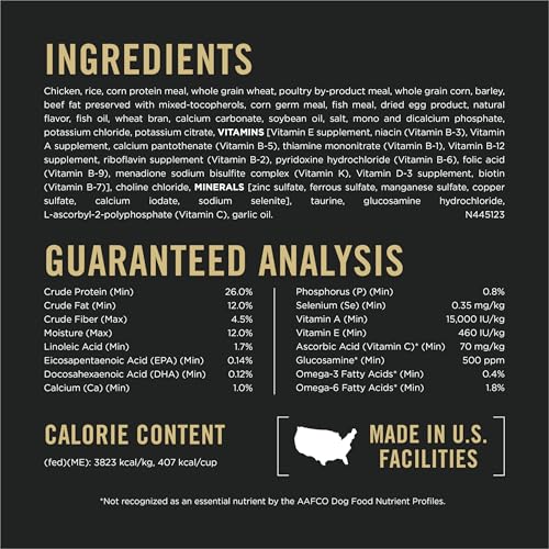 Purina Pro Plan Large Breed Dry Dog Food, Chicken & Rice, 34 lb - Product Imagery