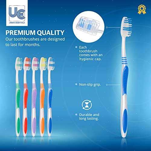Urban Essentials Bulk Toothbrush Package with Covers | Premium - Product Imagery