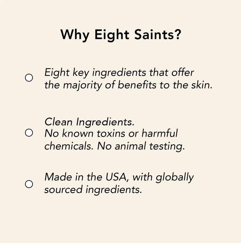 Eight Saints Skincare Pure Hyaluronic Acid Serum for Face - Product Imagery