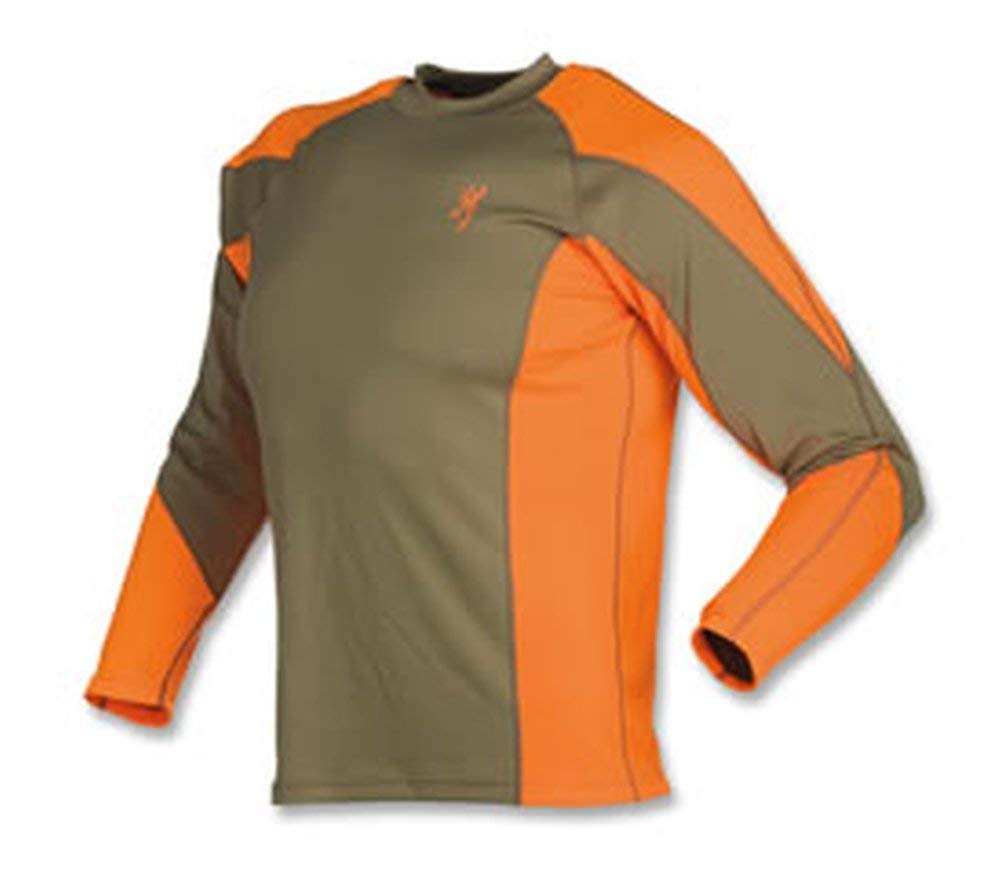 Browning NTS Upland Shirt – Tan/Blaze, Chest (in) Waist (in)