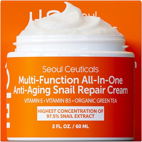 SeoulCeuticals 97.5% Snail Mucin Korean Face Moisturizer Day & - Product Imagery