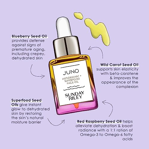 Sunday Riley Juno Antioxidant and Superfood Face Oil - Product Imagery