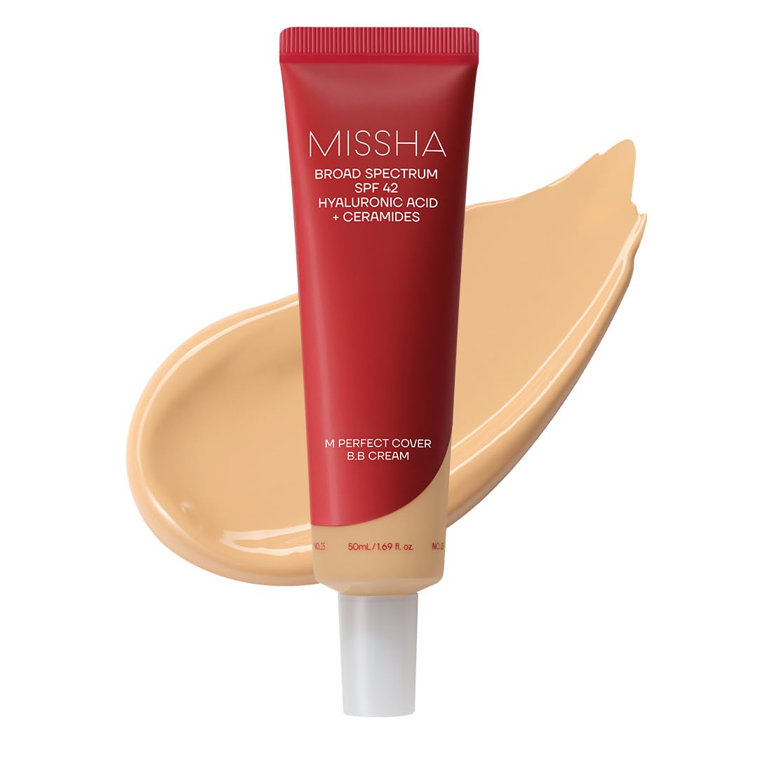 MISSHA M Perfect Cover BB Cream No.25 Warm Beige SPF 42 PA+++ - Product Imagery
