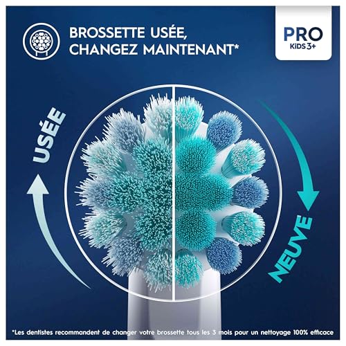 Oral-B Pro Kids Electric Toothbrush Head, with Spiderman - Product Imagery