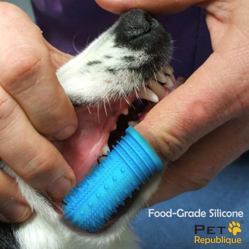 Pet Republique 360 Degree Finger Toothbrush for Dogs and Cats – - Product Imagery