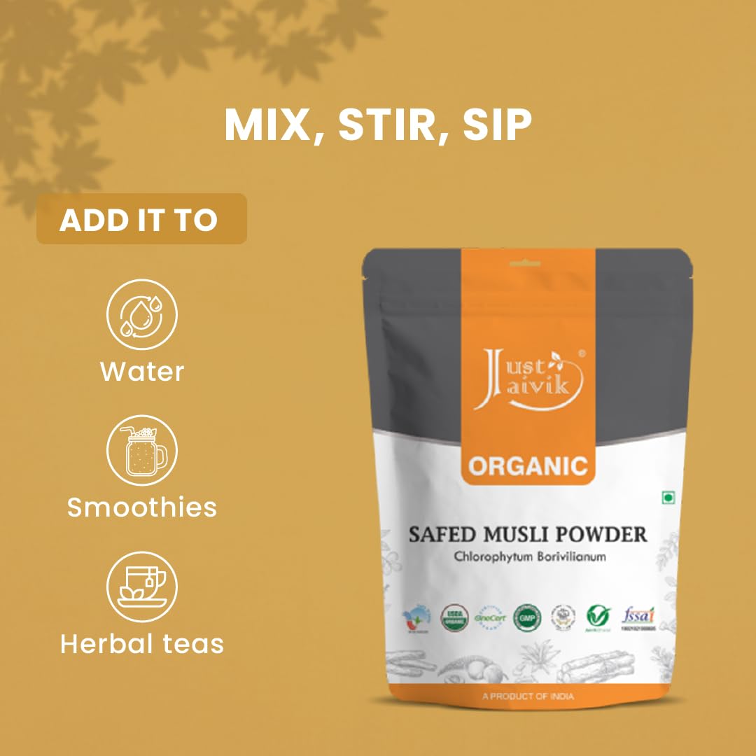 100 Organic Safed Musli Powder - Just Jaivik Official Imagery - 5