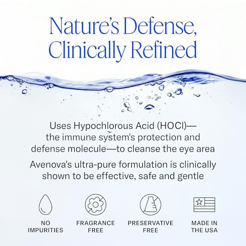 Avenova Eyelid Spray Cleanser for Lid & Lash, 20 ml Bottle - Product Imagery