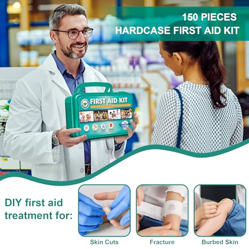 General Medi 150 Pieces Hardcase First Aid Kit - First Aid Box - Product Imagery